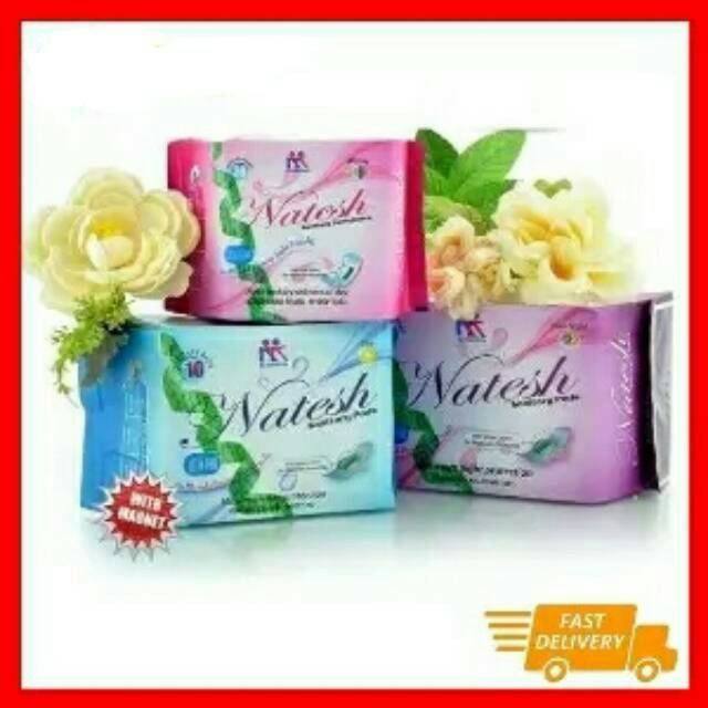 Jual Set Pembalut Natesh Panty Day Night Dan Extra Long Shopee