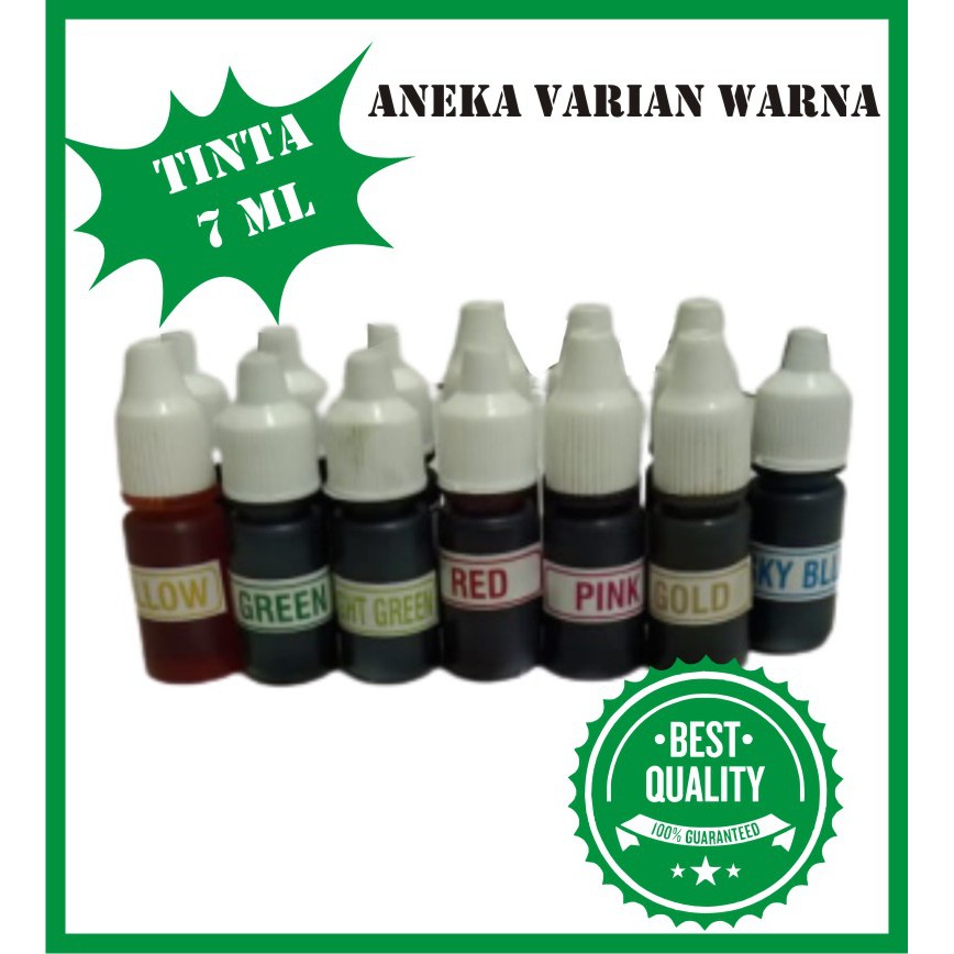 Jual Tinta Stempel Otomatis Flash Water Base 5 Ml Tidak Akan Pudar