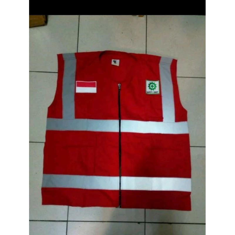 Jual Rompi Safety Bahan American Drill Berlogo 100 Original Indonesia