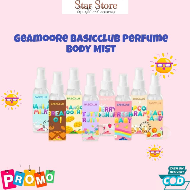 Jual Basicclub Perfume Body Mist Premium 100ml Geamoore Parfum Badan