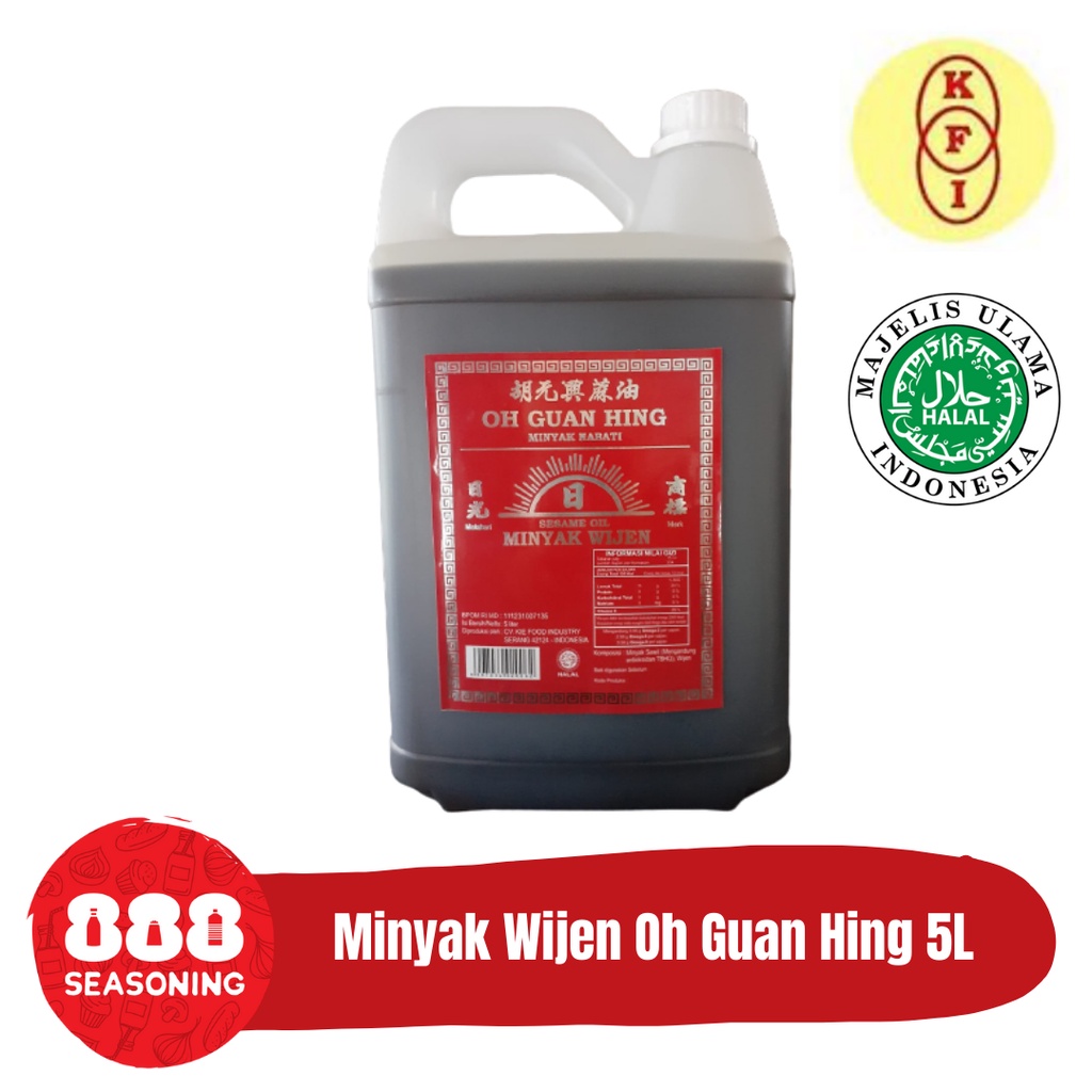 Jual MINYAK WIJEN MATAHARI OH GUAN HING HALAL DRIGEN 5L Shopee Indonesia