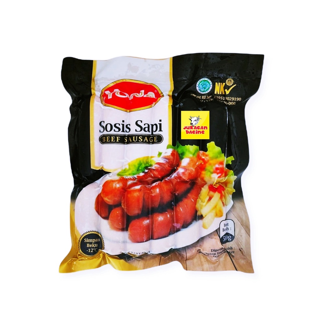 Jual Yona Sosis Sapi Bakar Isi 12 Pcs 500gr Indonesia Shopee Indonesia