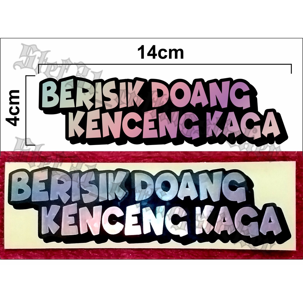 Jual Stiker Cutting Kata Kata Berisik Doang Kenceng Kaga Shopee Indonesia