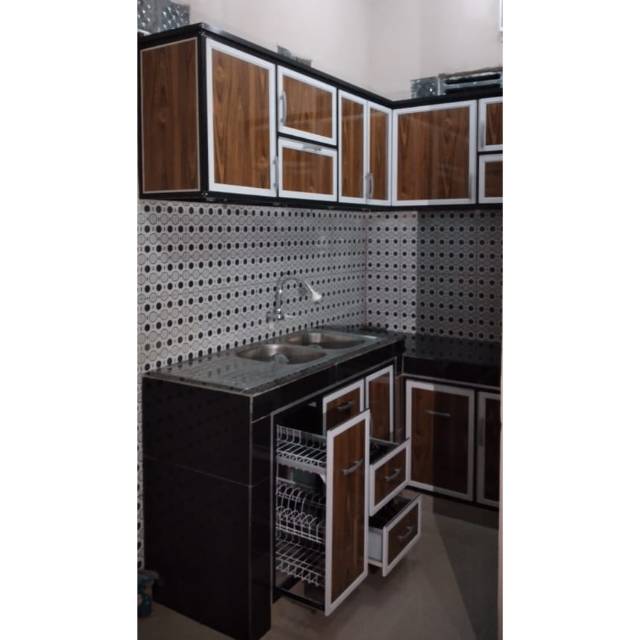 Jual Kitchen Set Alumunium Acp Cokmu Hanya Palembang Indonesia Shopee