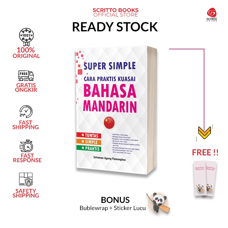 Jual Scritto Books Buku Cara Praktis Kuasai Bahasa Mandarin Super