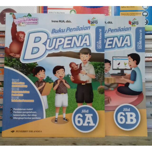 Jual Buku Penilaian Bupena Untu Sd Mi Kelas Jilid A Dan B Edisi