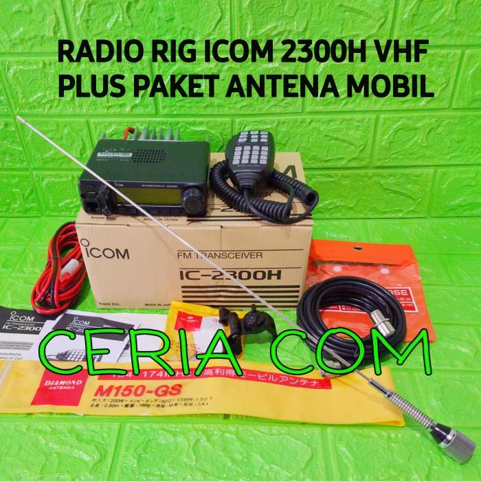 Jual Coum Radio Rig Icom H Vhf Plus Paket Antena Mobil M Gs