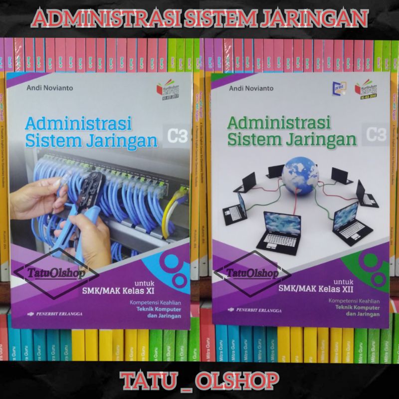 Jual BUKU ADMINISTRASI SISTEM JARINGAN SMK KELAS 11 12 XI XII 2 3 KIKD