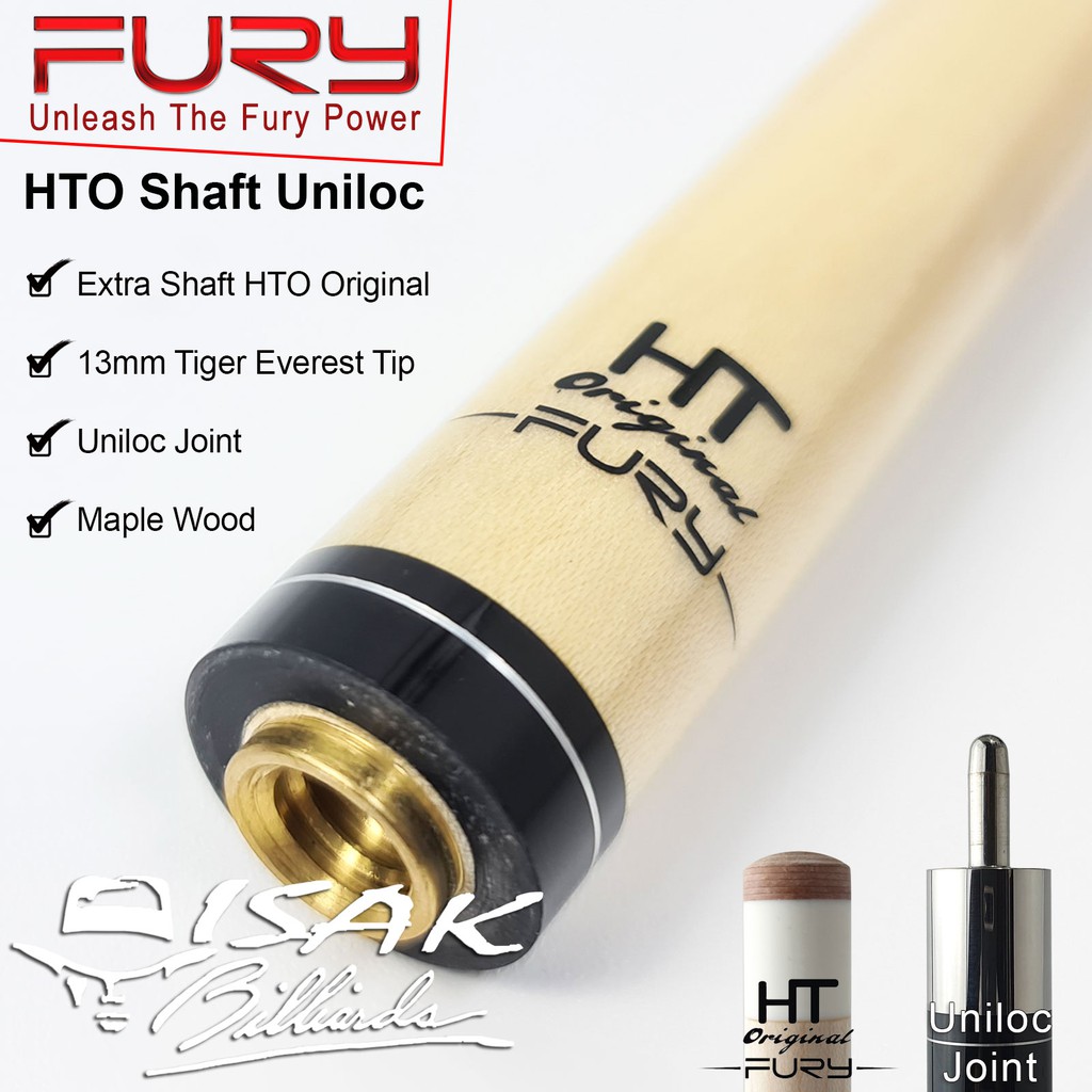 Jual Extra Fury Hto Shaft Uniloc Mm Kepala Stick Billiard Biliar