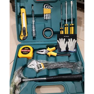 Jual Perkakas Set Lengkap Pcs Tool Kit Set Box Alat Tukang Servis