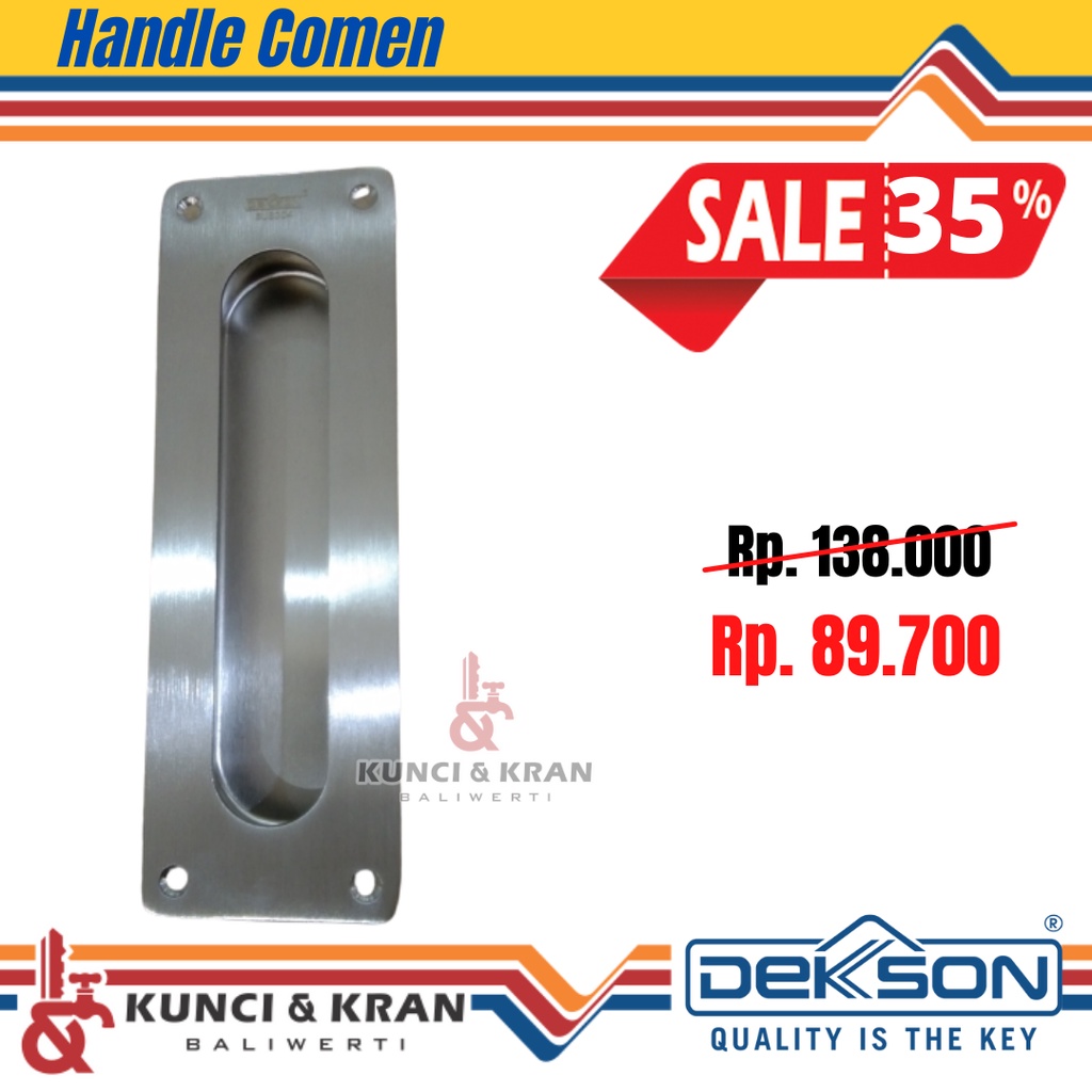 Jual Handle Sliding Dekkson Pp Ss Pull Plate Dekson Pegangan Pintu