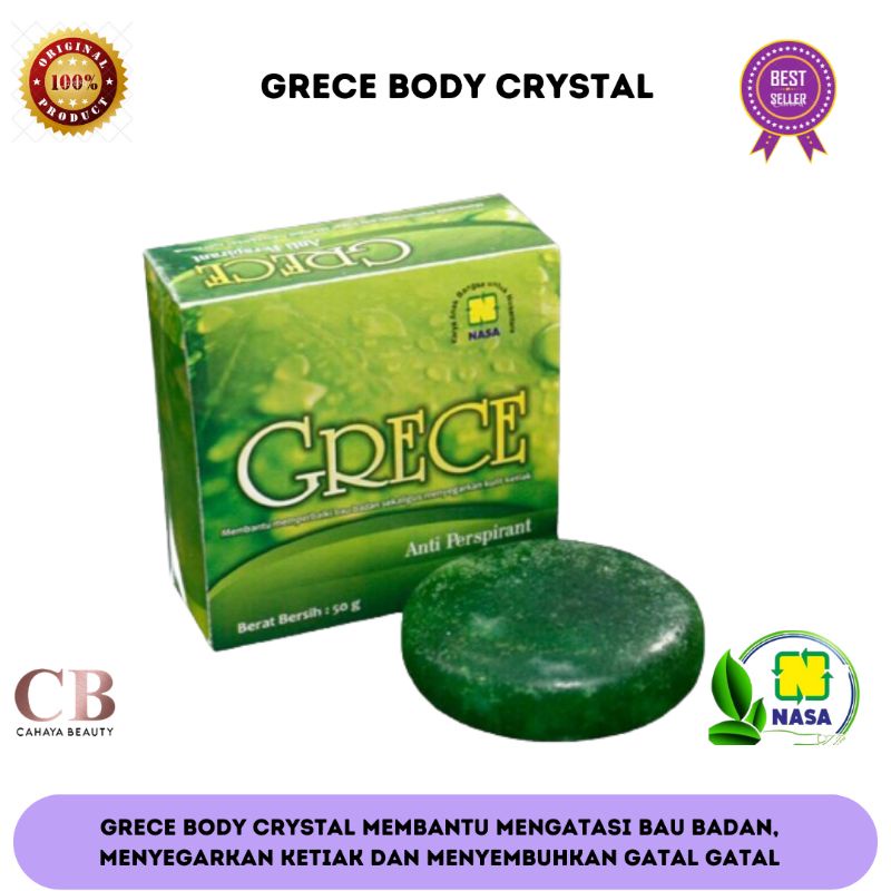 Jual Grece Body Crystal Original Nasa Isi 50 Gr Indonesia Shopee