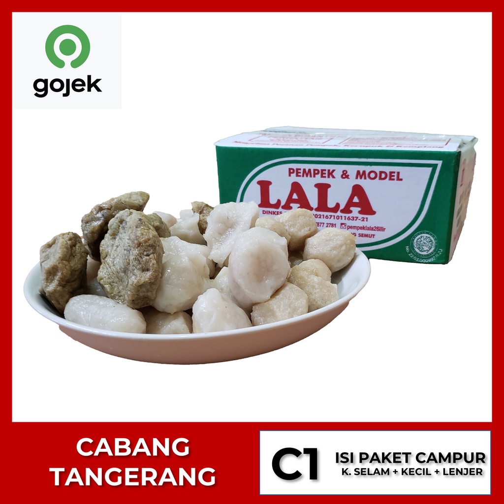 Jual Pempek Palembang Lala Paket C Kapal Selam Dan Lenjer Besar