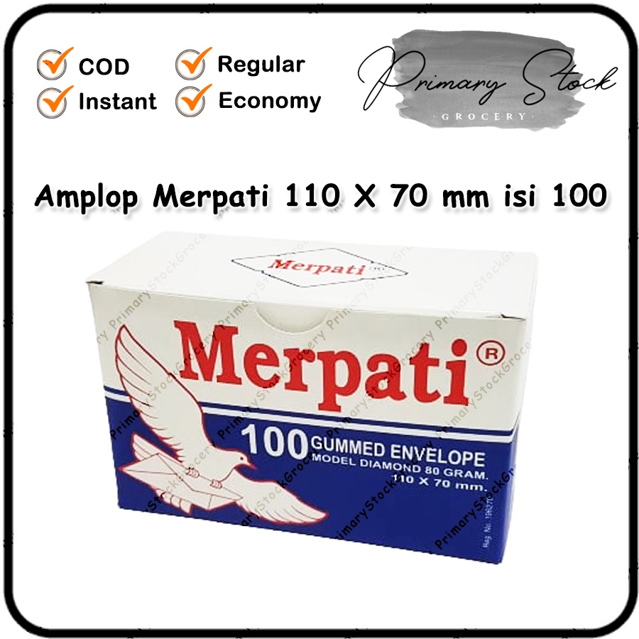 Jual Amplop Kecil Putih Merpati Polos Visit Diamond X Mm Gram