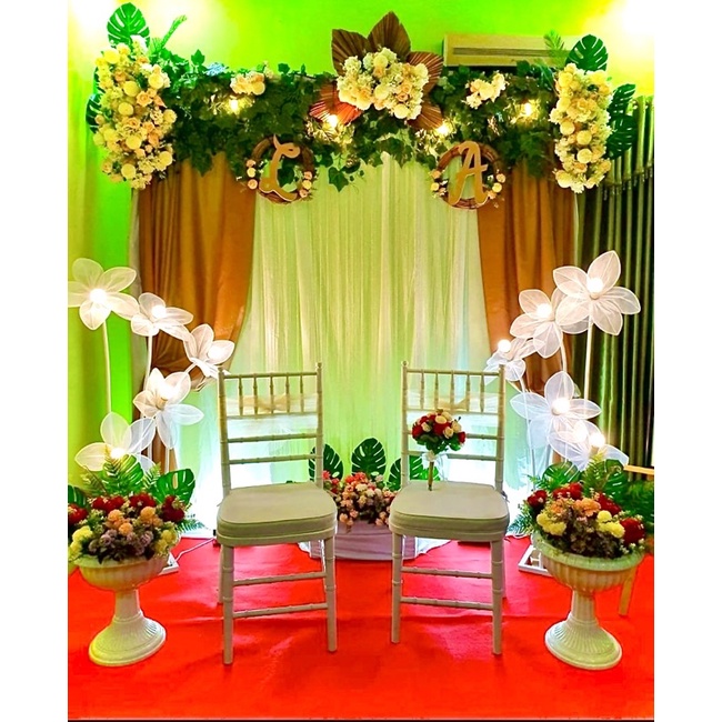 Jual Sewa Backdrop Lamaran Akad Sunatan Birthday Indonesia Shopee Indonesia