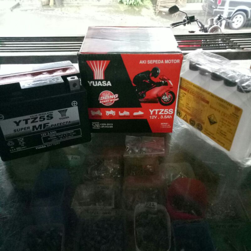 Jual Asli Aki Yuasa Combi Pack Ytz S V Ah Aki Sepeda Motor