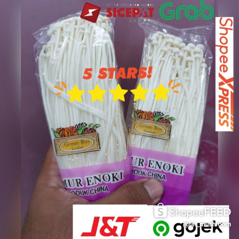 Jual Jamur Enoki 100gram Fresh Indonesia Shopee Indonesia