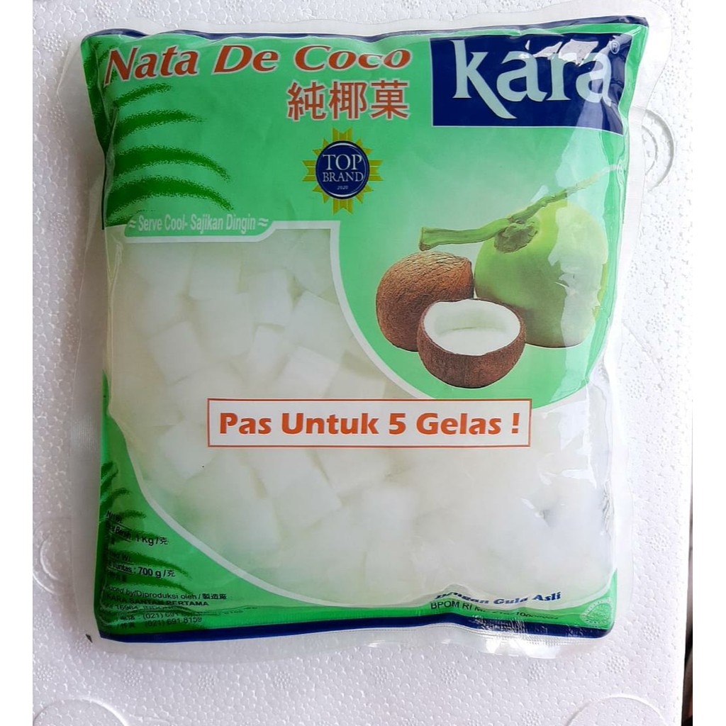 Jual Kara Nata De Coco Dadu 1 KG PLAIN Kara Natadecoco Nata Decoco