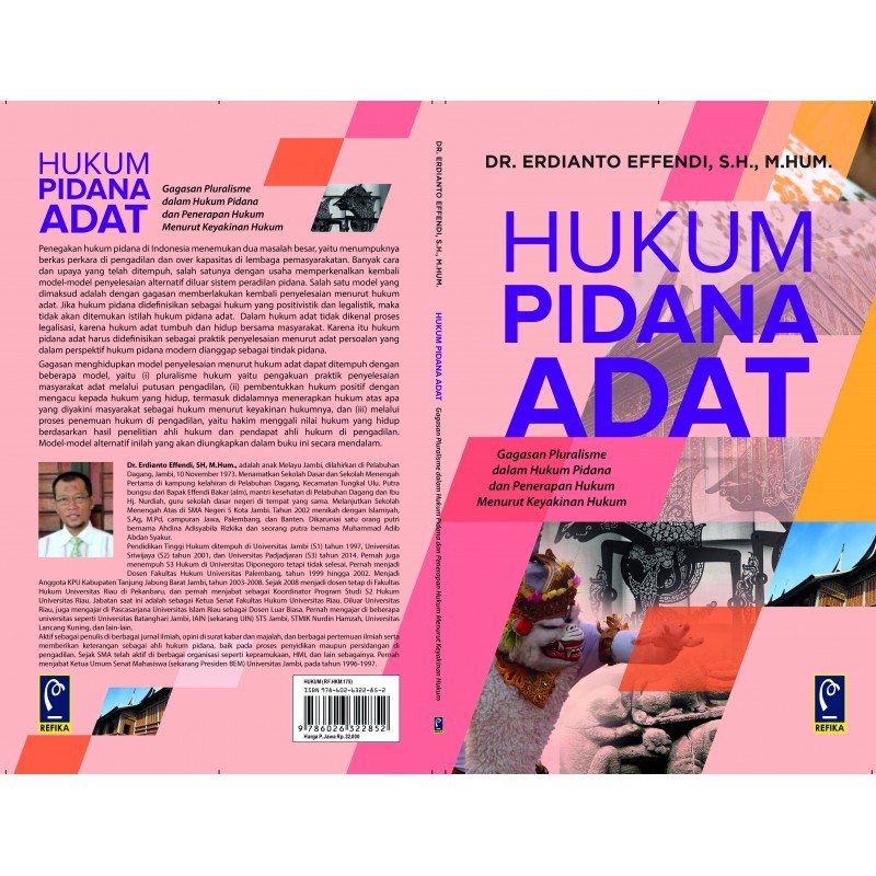 Jual Hukum Pidana Adat Erdianto Effendi Shopee Indonesia