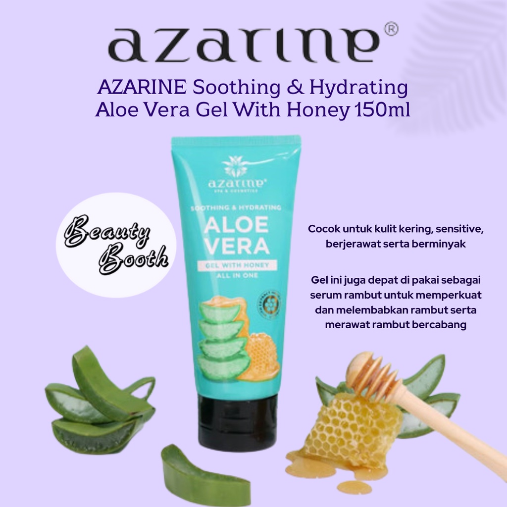 Jual Azarine Soothing Hydrating Aloe Vera Gel With Honey Ml Aloe