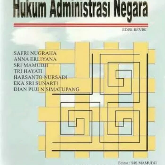 Jual Hukum Administrasi Negara Edisi Revisi Safri Nugraha Shopee