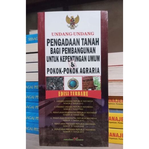 Jual Buku Undang Undang Pengadaan Tanah Bagi Pembangunan Untuk