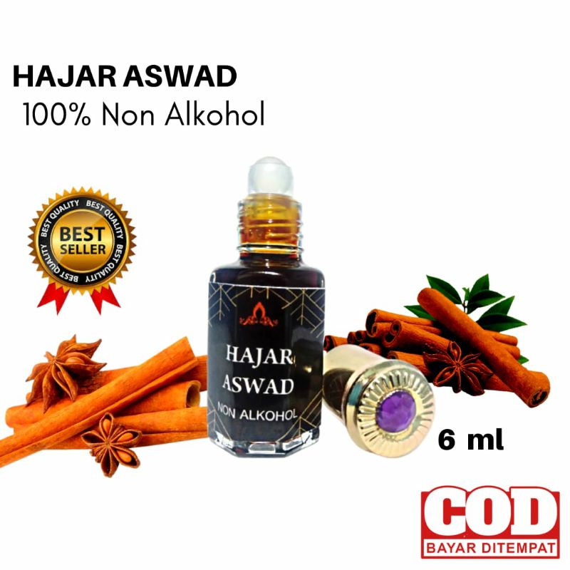 Jual Minyak Wangi Hajar Aswad Parfum Sholat Murni Non Alkohol Ml