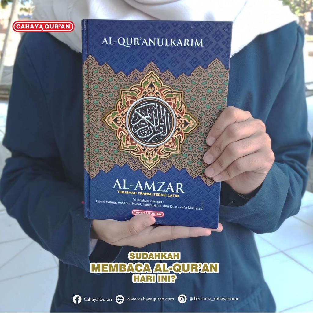 Jual Alquran Terjemah Transliterasi Latin Al Amzar Ukuran A4 Cahaya