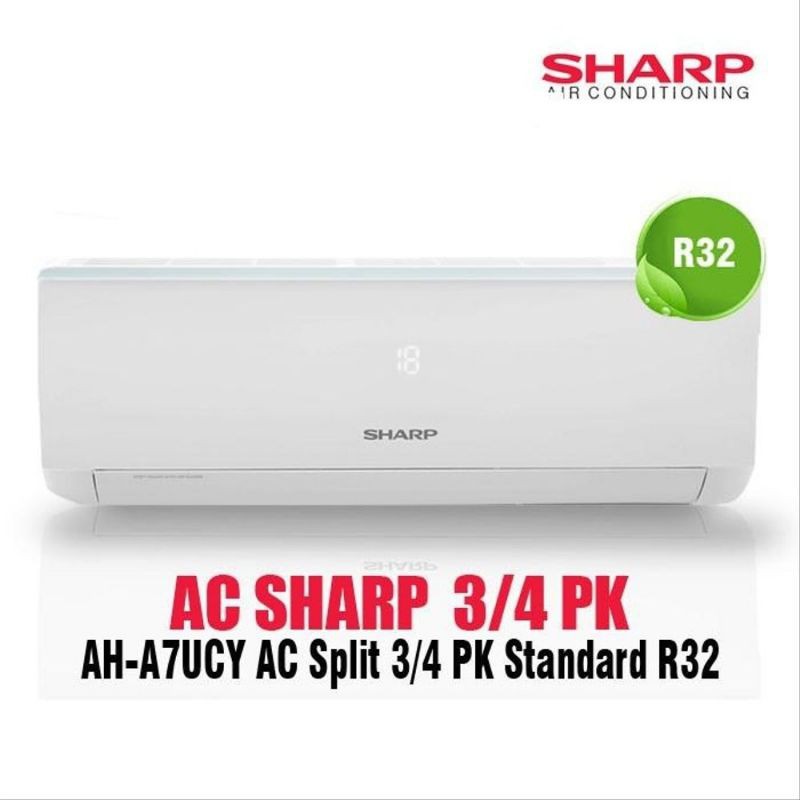 Jual AC SHARP 3 4 PK AH A7UCY LOW WATT GARANSI RESMI UNIT ONLY Shopee