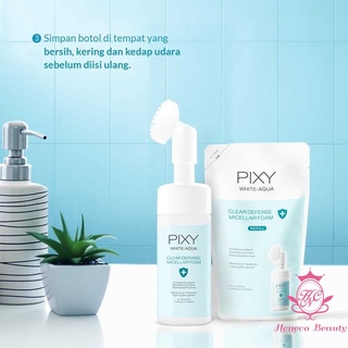 Jual Pixy White Aqua Pore Cleanse Clear Defense Micellar Foam Ml