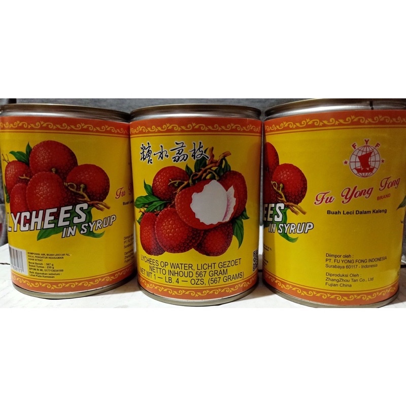 Jual FYF Lychee 567gr Leci Kaleng Lychees In Syrup Shopee Indonesia