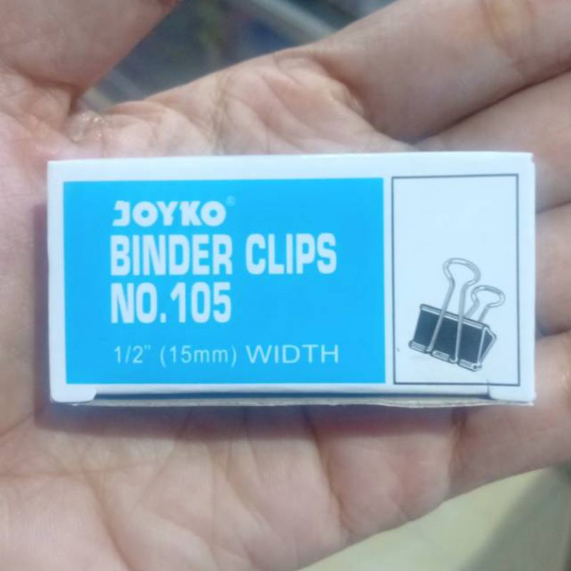 Jual Joyko Binder Clips No 105 Isi 12 Pcs Shopee Indonesia