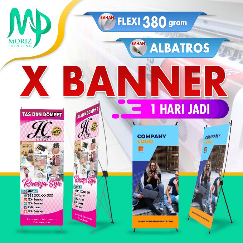 Jual Cetak Standing Banner X Banner Y Banner X Banner Flexi