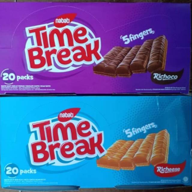 Jual Time Break Richeese Nabati Isi 20g X 20 Pack Shopee Indonesia