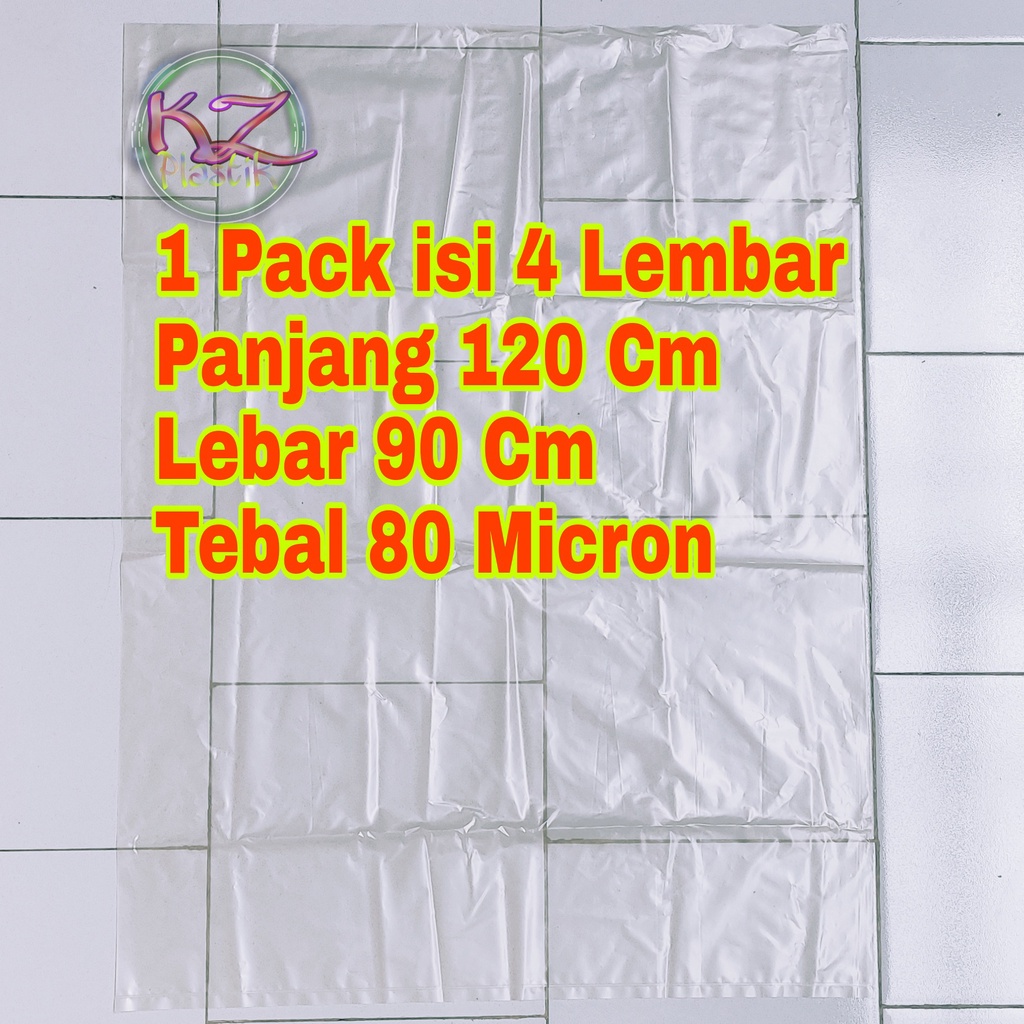 Jual Kantong Plastik Sampah Bening 90 X 120 Cm Kantong Sampah