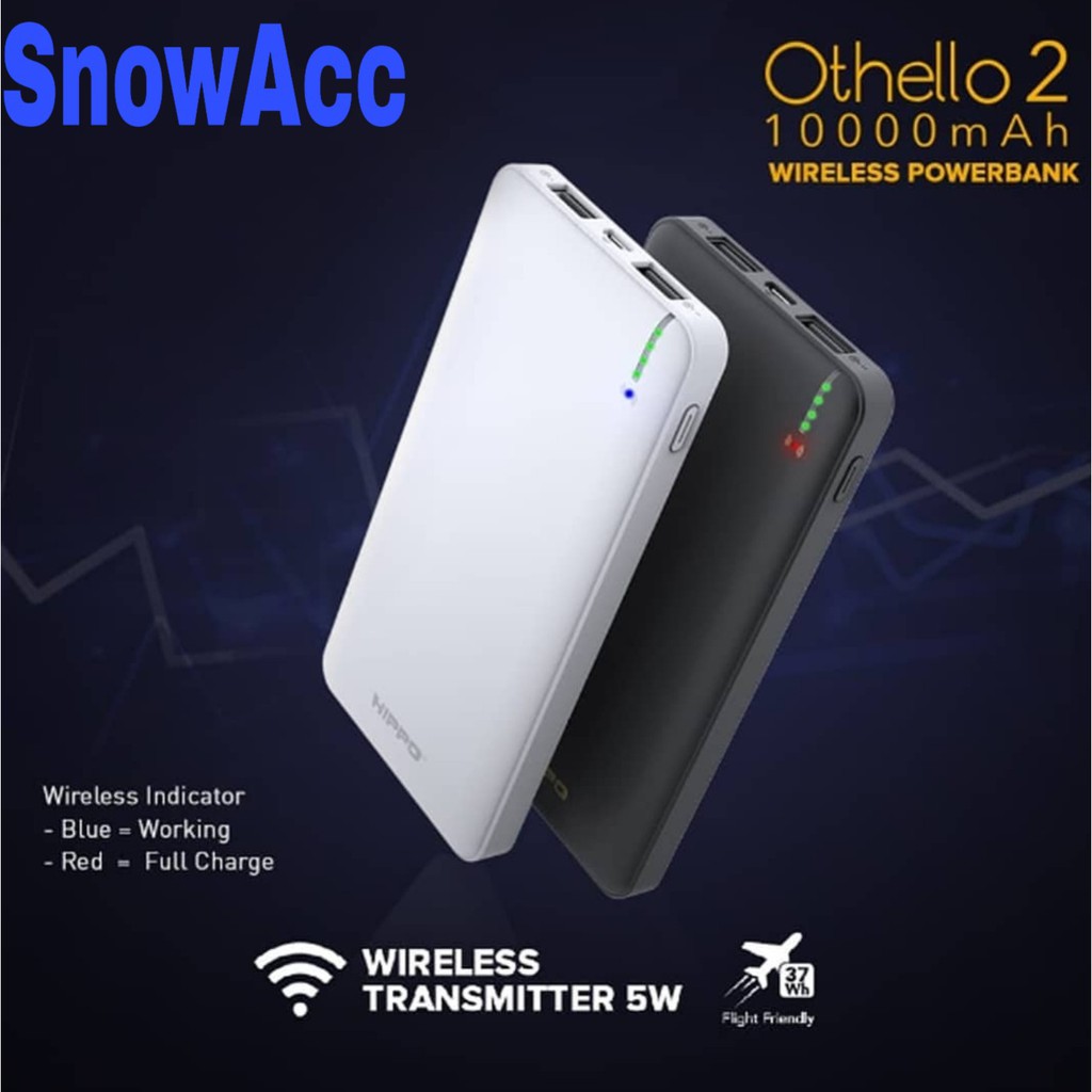 Jual Power Bank Hippo Othello Mah Wireless Charging Power Bank