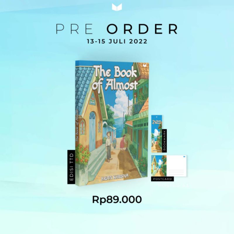 Jual Novel The Book Of Almos New Cover Ttd Brian Khrisna