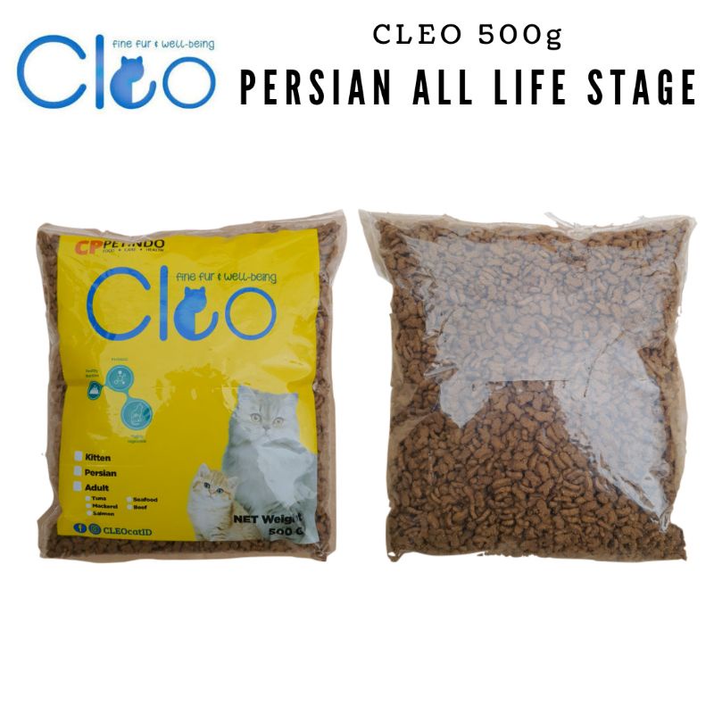 Jual Cleo Persian All Life Stage G Plastik Bening Makanan Kucing