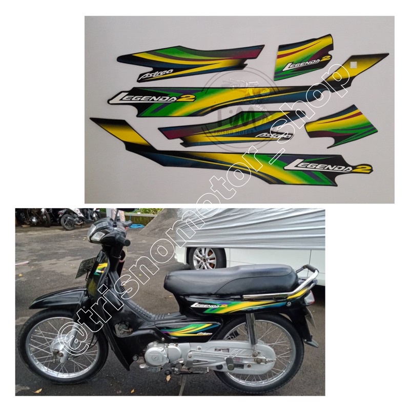 Jual Striping Sticker Stiker Lis List Polet Body Motor Honda Astrea