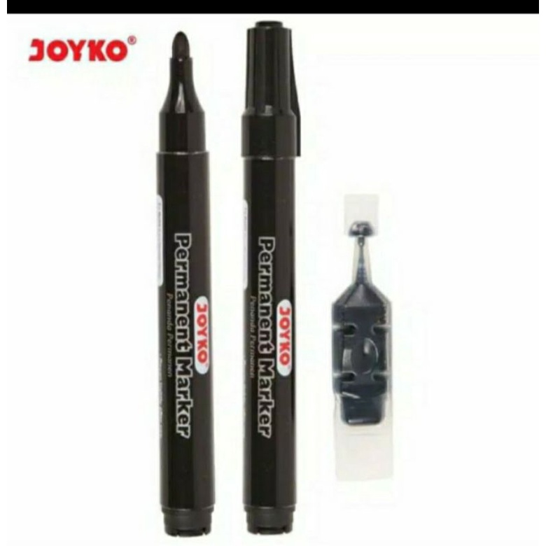 Jual Spidol Permanen Hitam JOYKO BONUS REFiLL Permanent Marker PM 34RF