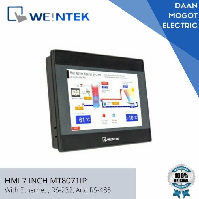 Jual HMI Weintek 7 Inch MT8071iP Shopee Indonesia