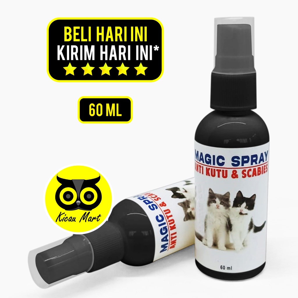 Jual Magic Spray Anti Kutu Scabies Obat Kutu Kucing Jamur Scabies Abses