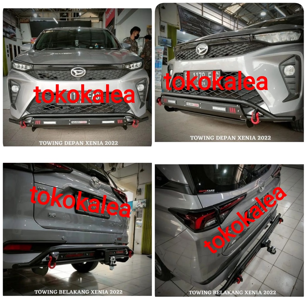 Jual Paket Towing Bar Cobra Style Bumper Depan Belakang All New Avanza