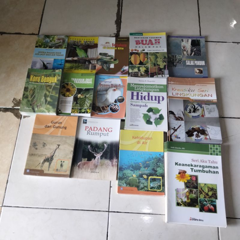 Jual BUKU BUDIDAYA HEWAN BUDIDAYA TUMBUHAN KEHIDUPAN DI AIR