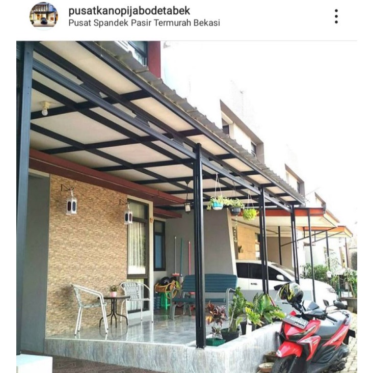 Jual Kanopi Baja Ringan Custom Shopee Indonesia