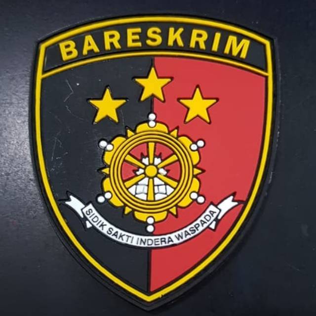 Jual Rubber Rubber Patch Bareskrim Rubber Bareskrim Logo Baru Patch