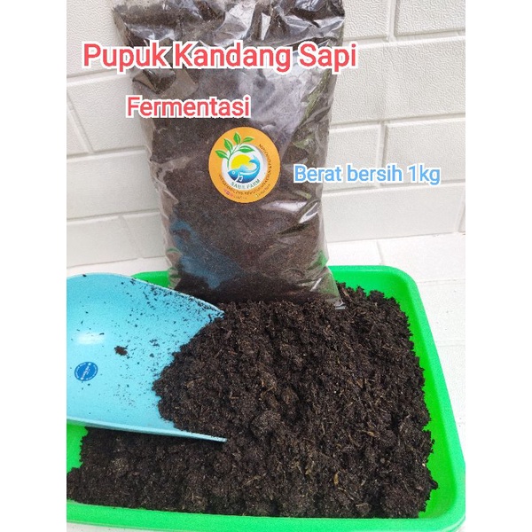 Jual Pupuk SAPI Repack 1kg Pupuk Kandang Sapi Sudah Difermentasi