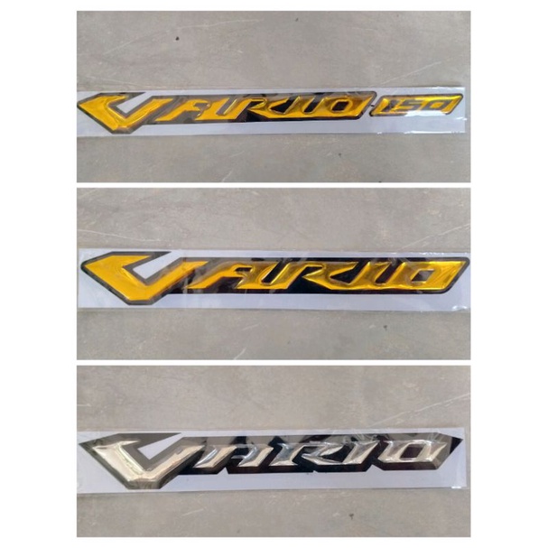 Jual STICKER TIMBUL VARIO EMBLEM VARIO 150 STICKER TIMBUL 3D VARIO