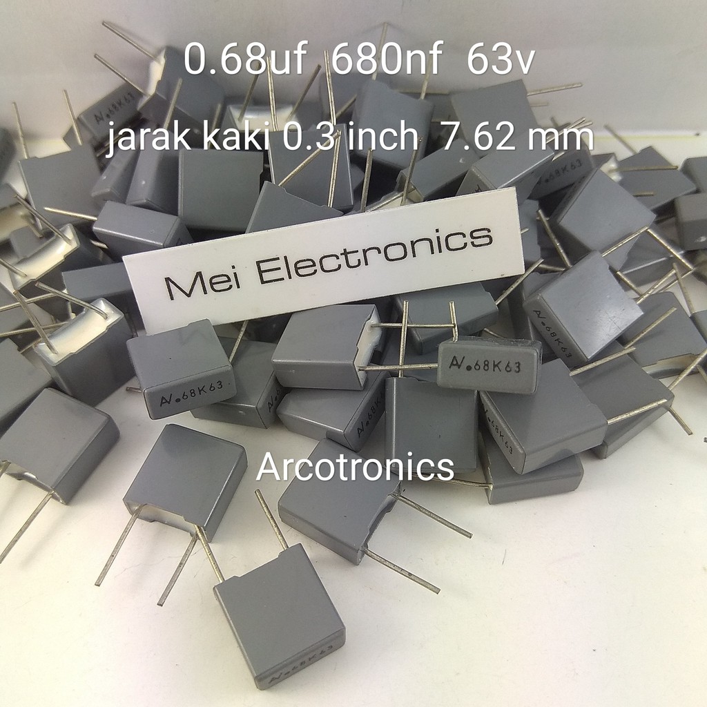 Jual Capacitor Film 0 68uf 680nf 63v Arcotronics Shopee Indonesia