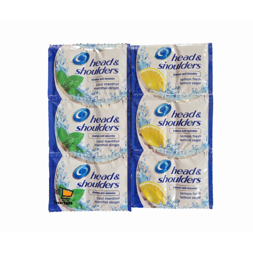 Jual Head Shoulders Shampoo Sachet Renceng Lemon Fresh Cool